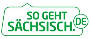 Logo So geht SÃ¤chsisch. (Freistaat Sachsen)